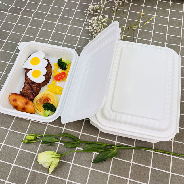 Hitray 500/550 ml Bento Lunch Box Pla Fleischschale
