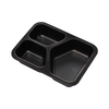 Hitray 008 27 oz. Rectangular Black CPET Tray