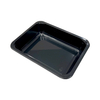 Hitray Hi45 10 Oz. Square Black CPET Tray