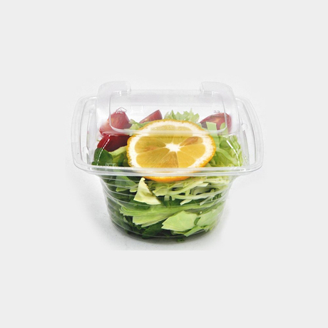 Hi Tray PET Trays - Plastic Disposable Food Trays PET / PE - TRAYS Clear Salad Container Hi-1