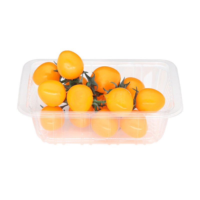 Hi Tray 8.27 X 6.10 X 2.16 Inches Plastic Disposable Rectangle Clear PET Tray