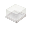 Hi Tray 6.18*6.18 Inches Square Plastic Clear Bakery Container
