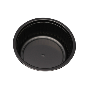 Hitray hi26 5 oz. Round Black CPET Tray