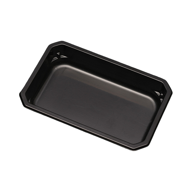 Hitray Hi58 10Oz.Rectangle Black CPET Tray