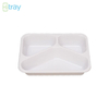 hitray 040 25oz.Rectangle ဖြူ CPET tray