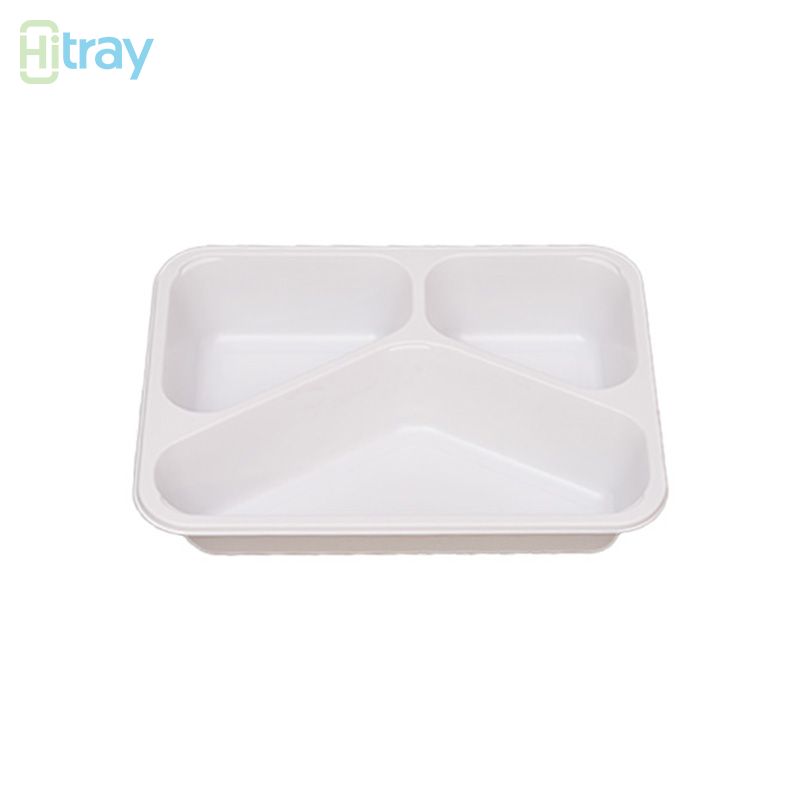 hitray 040 25oz.Rectangle ဖြူ CPET tray