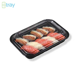 Hi Tray Hi-68 PET Plastic Sushi Tray 