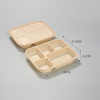 Hitray Multi Design 5 Comp. Rectangle Cornstarch Food Container