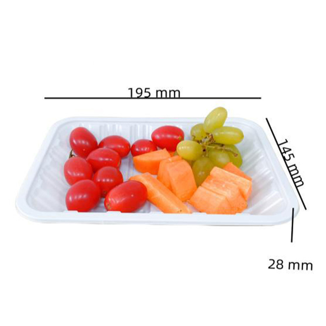 Hitray umweltfreundliche PLA-Einweggeschirrverpackungsschale Pla Fleischschale