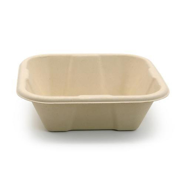 Hitray 700ML Bagasse Disposable Food Trays 