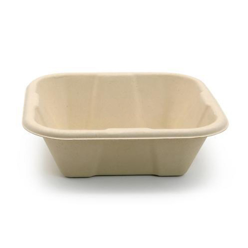 Hitray 700ML Bagasse Disposable Food Trays 