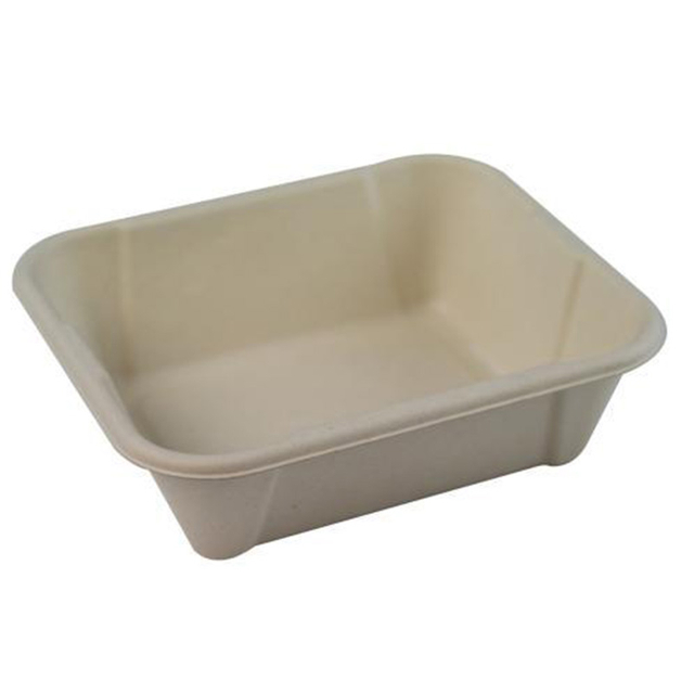 Hitray 700ML Bagasse Disposable Food Trays 