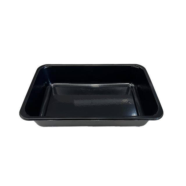 Hitray Hi56 50Oz.Rectangle Black CPET Tray