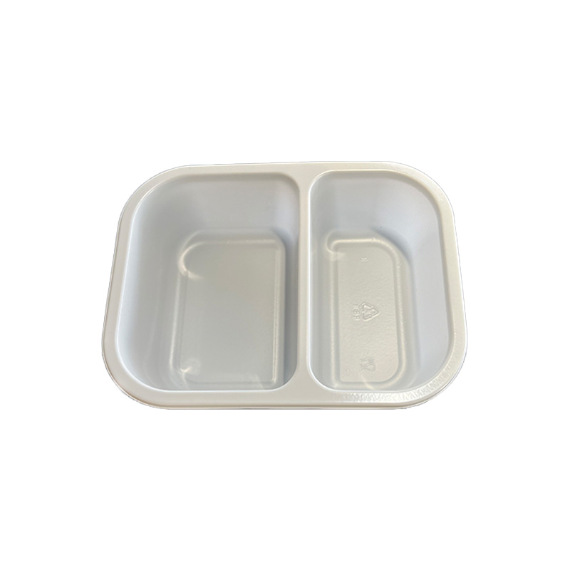 Hitray Hi46 17 Oz. Rectangle White CPET Tray