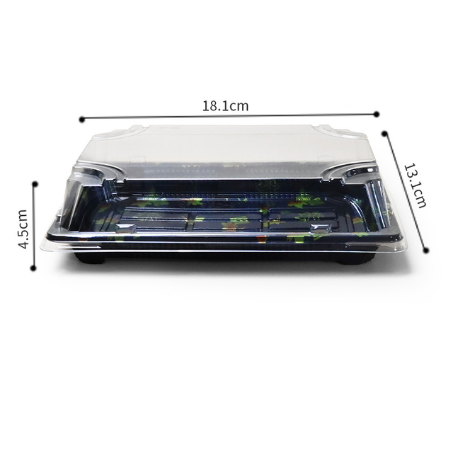 Hi Tray Hi-03 PET Plastic Sushi Tray 