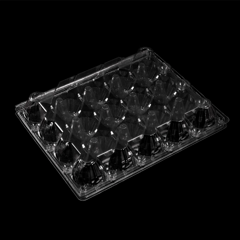 Hitray 20-count Clear Plastic Egg Cartons