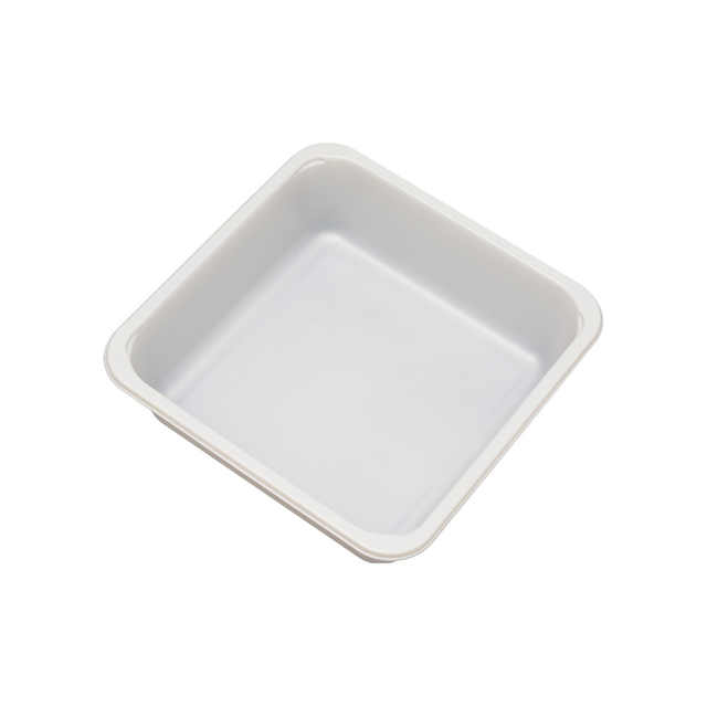 Hitray 029 37 oz. Square Black CPET Tray 