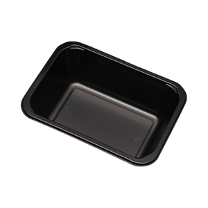 Hitray Hi61 25Oz.Rectangle Black CPET Tray