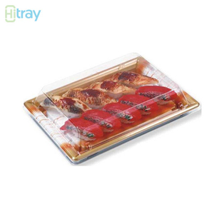 Hi Tray Hi-56 PET Plastic Sushi Tray 