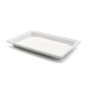 Hitray White One Compartments Bagasse Food Container