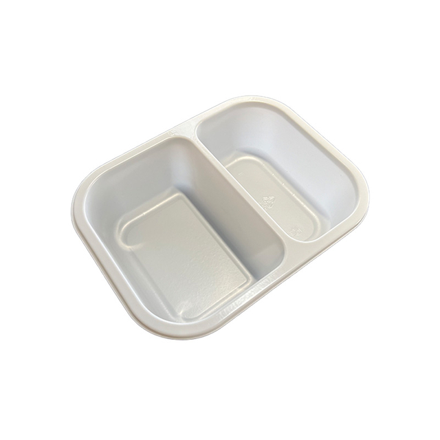 Hitray Hi46 17 Oz. Rectangle White CPET Tray