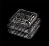 Hi Tray Clear Disposable 4.25 X 4.17 X 1.61 Inches Clamshell Produce Berry Container 