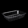 Hi Tray HS-36 10.71 X 7.22 Inches Plastic Food Container Rectangle Clear PET Tray