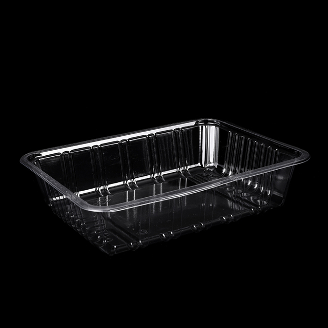 Hi Tray HS-36 10.71 X 7.22 Inches Plastic Food Container Rectangle Clear PET Tray
