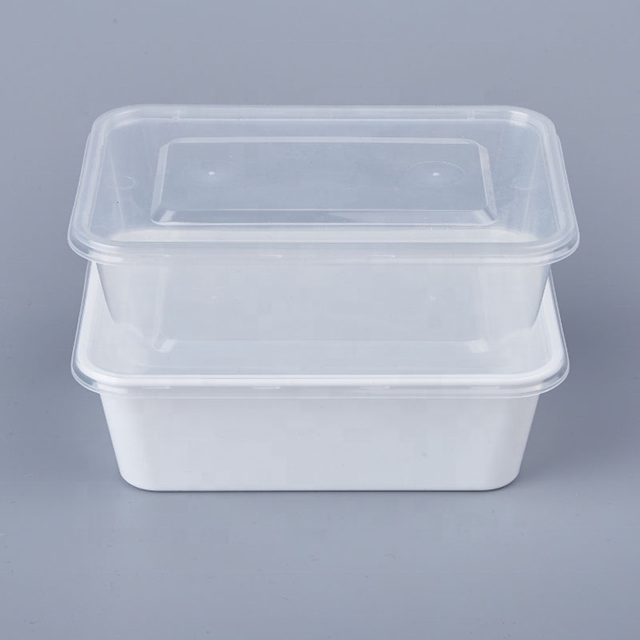 Hi-tray 300/500ml Disposable Pp Plastic Lunch Boxes