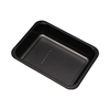 Hitray Hi48 33 Oz. Rectangle Black CPET Tray
