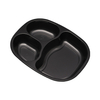 Hitray hi36 23 oz. Rectangular Black CPET Tray