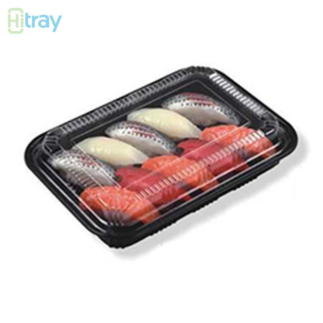 Hola Bandeja Hi-70 PET Plástico Sushi Bandeja . 