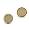 Hitray Tray Stand with Lid Tray Round Container Disposable Taco Holders Plate with 3 Compartments