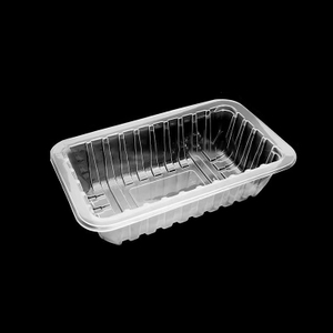 Hitray PP Clear Rectangle Barrier Meat Trays