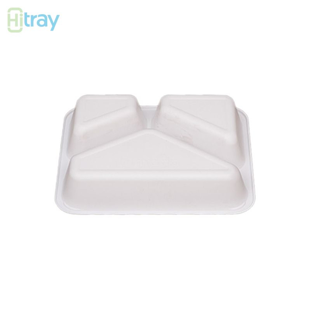 Hitray 040 25oz.Rectangle White Cpet Tablett