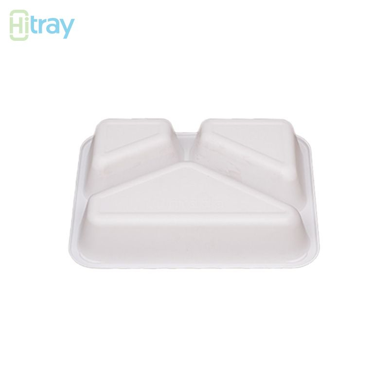 hitray 040 25oz.Rectangle ဖြူ CPET tray