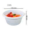 Hitray 1000ML Large Size Pla Plastic Round Bowl PLA Meat Tray