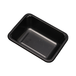 Hitray Hi57 17Oz.Rectangle Black CPET Tray