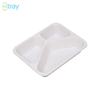 hitray 040 25oz.Rectangle ဖြူ CPET tray