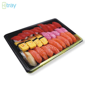 Hi Tray Hi-55 PET Plastic Sushi Tray 