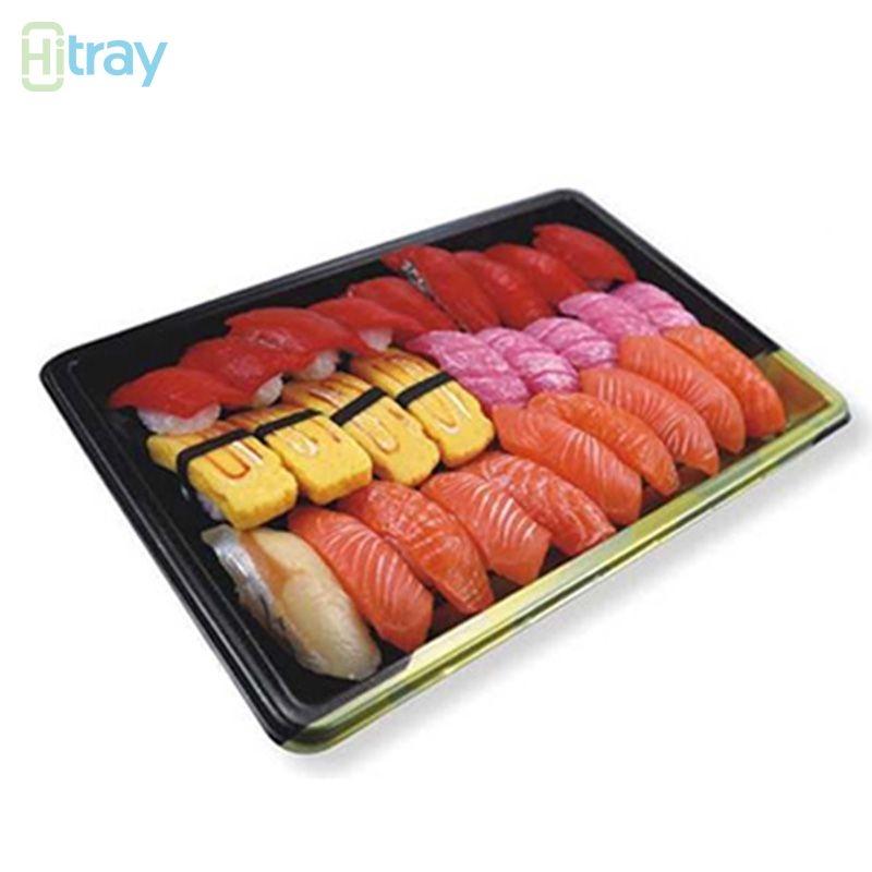 Hi Tray Hi-55 PET Plastic Sushi Tray 