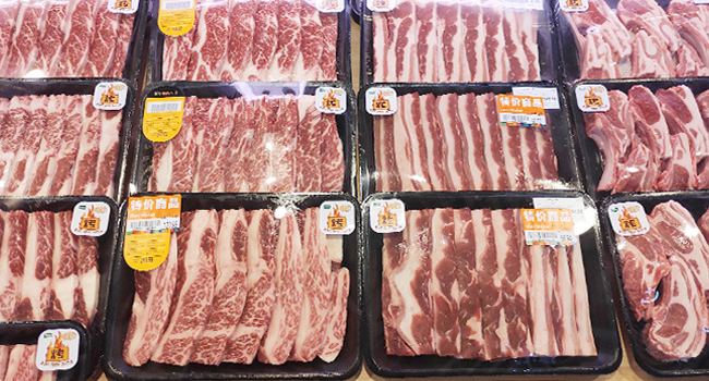 Hitray Disposable Black PP Meat Packing Tray 