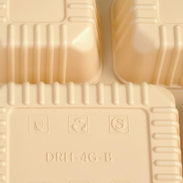 Hitray 1300ml natürlicher Maisstärke -Lebensmittelbehälter