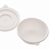 Hitray Disposable 360ML Pla Salad Bowl With Lid PLA Meat Tray