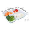 Hitray Biodegradable 1000ML 4Comp. Rectangular PLA Meat Tray