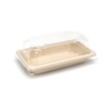Hitray Disposbale Sushi Bagasse Food Container With Lid 