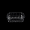 Hi Tray 8.66 X 7.09 X 2.36 Inches Plastic Disposable Rectangle Clear PET Tray