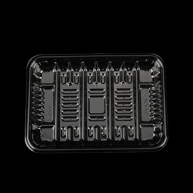 Hi Tray 7.48 X 5.51 X 0.98 Inches Plastic Disposable Rectangle Clear PET Tray