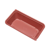 Hitray Hi59 25Oz.Rectangle Red CPET Tray