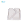 hitray 040 25oz.Rectangle ဖြူ CPET tray